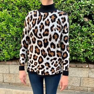Leopard print sweater